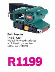 Ryobi Belt Sander HBS 720 offer at Game