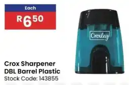 Crox Sharpener DBL Barrel Plastic