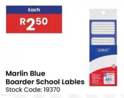 Africa Cash and Carry Marlin Blue Boarder School Lables offer