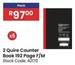 Africa Cash and Carry 2 Quire Counter Book 192 Page F/M offer