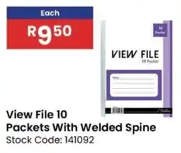 Africa Cash and Carry View File 10 Packets With Welded Spine offer