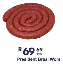 President Hyper President Braai Wors offer
