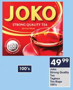 President Hyper Joko Strong Quality Tea Tagless Tea Bags offer