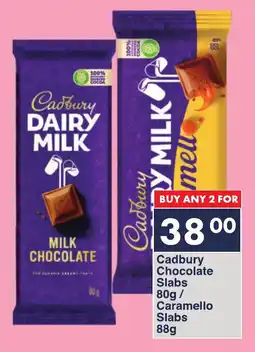 President Hyper Cadbury Chocolate Slabs/ Caramello Slabs offer