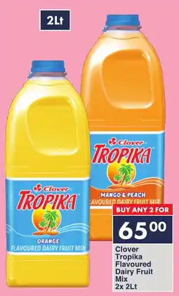 President Hyper Clover Tropika Flavoured Dairy Fruit Mix offer