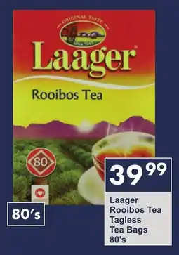 President Hyper Laager Rooibos Tea Tagless Tea Bags offer