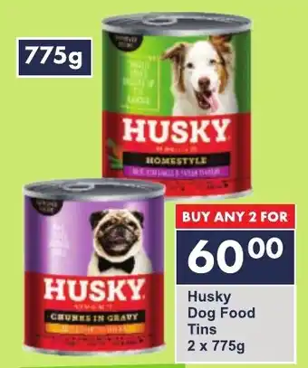 President Hyper Husky Dog Food Tins offer