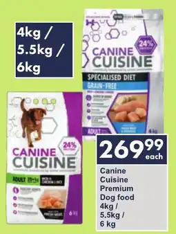 Canine Cuisine Premium Dog food