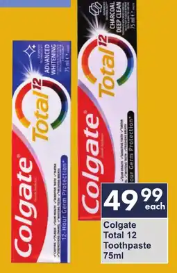 President Hyper Colgate Total 12 Toothpaste offer