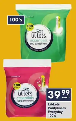 President Hyper Lil-Lets Pantyliners Everyday offer