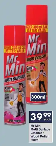 President Hyper Mr Min Multi Surface Cleaner/ Wood Polish offer
