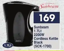 President Hyper Sunbeam Cordless Kettle Black offer