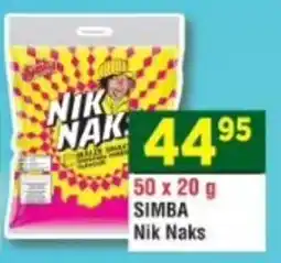 DB Cash And Carry SIMBA Nik Naks offer