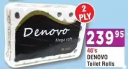 DB Cash And Carry Denovo Toilet Rolls offer