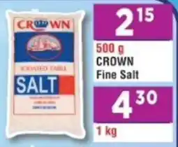 DB Cash And Carry CROWN Fine Salt offer