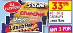 DB Cash And Carry CADBURY Large Bars offer