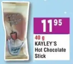 DB Cash And Carry KAYLEY'S Hot Chocolate Stick offer