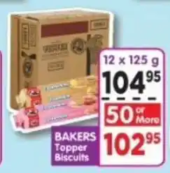 DB Cash And Carry BAKERS Topper Biscuits offer
