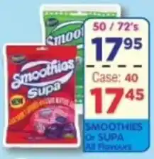 DB Cash And Carry SMOOTHIES Or SUPA All Flavours offer