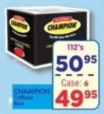 DB Cash And Carry CHAMPION Toffees offer