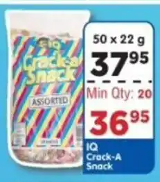 DB Cash And Carry IQ Crack-A Snack offer