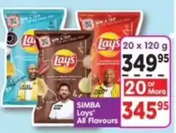 DB Cash And Carry SIMBA Lays All Flavours offer