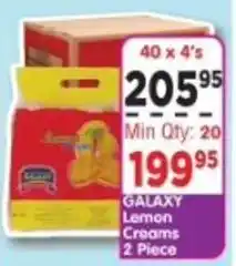 DB Cash And Carry GALAXY Lemon Creams offer