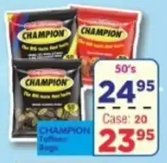 DB Cash And Carry CHAMPION Toffees offer