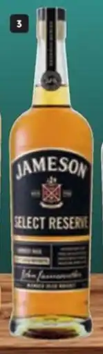 Makro’s liquor JAMESON Select Reserve Irish Whiskey offer