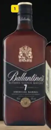 Makro’s liquor BALLANTINE'S 7 Year Old Bourbon Finish Blended Scotch Whisky offer