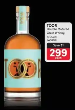 Makro’s liquor TOOR Double Matured Grain Whisky offer
