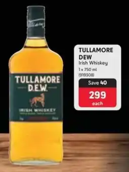 Makro’s liquor TULLAMORE DEW Irish Whiskey offer
