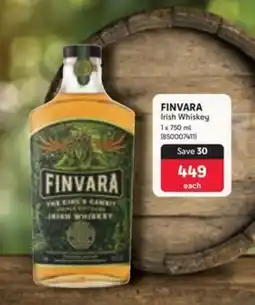 Makro’s liquor FINVARA Irish Whiskey offer