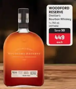 Makro’s liquor WOODFORD RESERVE Distiller's Bourbon Whiskey offer