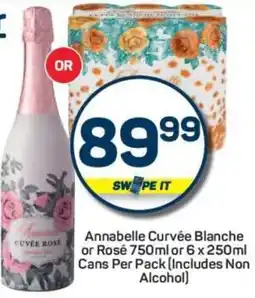 Pick n Pay Annabelle Curvée Blanche or Rosé or Cans offer