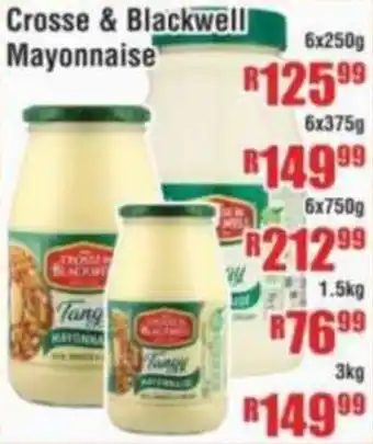 Devland Cash And Carry Crosse & Blackwell Mayonnaise offer