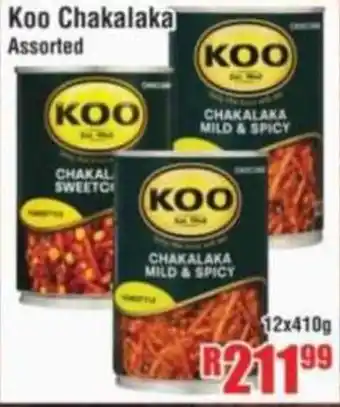 Devland Cash And Carry Koo Chakalaka Assorted offer