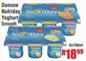 Devland Cash And Carry Danone Nutriday Yoghurt Smooth offer