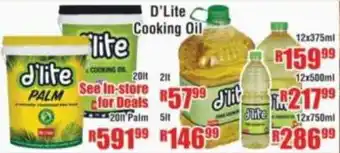 Devland Cash And Carry D'Lite Cooking Oil offer