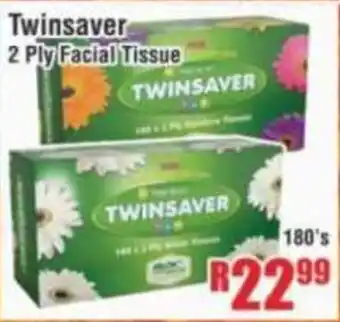 Devland Cash And Carry Twinsaver 2 Ply Facial Tissue offer