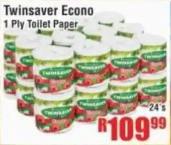 Devland Cash And Carry Twinsaver Econo 1 Ply Toilet Paper offer