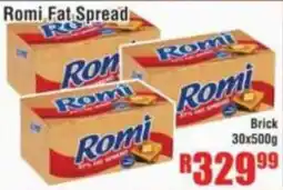 Romi Fat Spread Brick