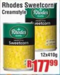 Devland Cash And Carry Rhodes Sweetcorn Creamstyle offer