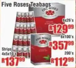 Devland Cash And Carry Five Roses Teabags offer