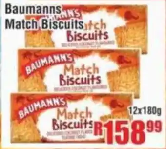 Devland Cash And Carry Baumanns Match Biscuits offer