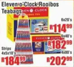 Devland Cash And Carry Eleven o Clock Rooibos Teabags offer