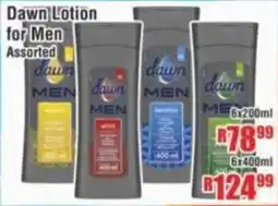 Devland Cash And Carry Dawn Lotion for Men Assorted offer