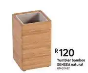 Leroy Merlin Sensea Tumbler Bamboo (Natural) offer