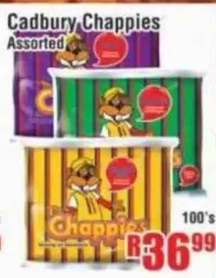Devland Cash And Carry Cadbury Chappies Assorted offer