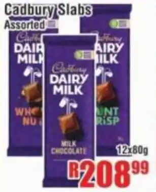 Devland Cash And Carry Cadbury Slabs Assorted offer